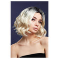 Blonde - Front - Fever Womens-Ladies Kourtney Two Tone Wig