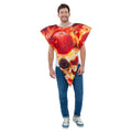 Multicoloured - Front - Smiffys Unisex Adult Pizza Costume Poncho