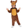 Brown - Back - Smiffys Childrens-Kids Dog Jumpsuit