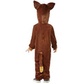 Brown - Side - Smiffys Childrens-Kids Dog Jumpsuit