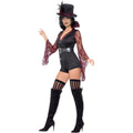 Black-Burgundy - Lifestyle - Fever Womens-Ladies Vampire Costume Set