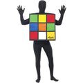 Multicoloured - Back - Rubik`s Unisex Adult Puzzle Cube Costume