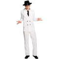 White - Back - Fever Mens Gangster Costume Set