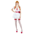 White-Red - Front - Annabelle Womens-Ladies Mini Costume Set