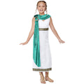 White-Green - Back - Smiffys Girls Deluxe Roman Empire Costume