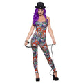 Multicoloured - Front - Fever Womens-Ladies Creepy Clown Costume