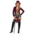 Red-Black - Front - Fever Womens-Ladies Voodoo Costume Set