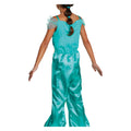 Teal - Back - Aladdin Girls Classic Jasmine Costume