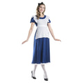 Blue-White - Front - Alice In Wonderland Long Length Costume Set