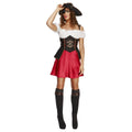 Black-Red-White - Front - Fever Womens-Ladies Pirate Wench Costume