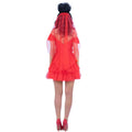 Red - Side - Beetlejuice Womens-Ladies Lydia Deetz Bride Costume Set