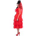 Red - Lifestyle - Beetlejuice Womens-Ladies Lydia Deetz Bride Costume Set