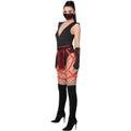 Black-Scarlet - Lifestyle - Fever Womens-Ladies Ninja Costume Set