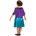 Gold-Turquoise-Purple - Side - Frozen II Girls Basic Plus Anna Queen Costume Set