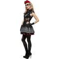 Black - Lifestyle - Fever Womens-Ladies Day Of The Dead Costume Set