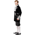 Black - Side - Fever Mens Baroque Vampire Costume Set