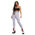 White - Front - Fever Womens-Ladies Aliens Leggings