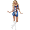 Royal Blue-Red-White - Pack Shot - Fever Womens-Ladies All that Glitters Rule Britannia Costume Dress