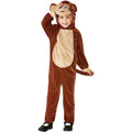 Brown - Lifestyle - Smiffys Toddler Monkey Bodysuit