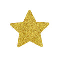 Gold - Front - Fever Womens-Ladies Glitter Star Nipple Pasties