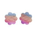 Multicoloured - Front - Fever Womens-Ladies Iridescent Rainbow Flower Nipple Pasties