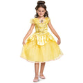 Yellow - Back - Beauty And The Beast Girls Belle Costume Dress