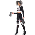 Black-White - Lifestyle - Fever Womens-Ladies Gothic Cheerleader Costume