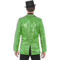 Green - Side - Smiffys Unisex Adult Sequin Costume Jacket