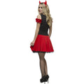 Red - Side - Fever Womens-Ladies Wicked Devil Costume Set