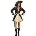 Black-Sand - Back - Fever Womens-Ladies Swashbuckler Costume