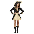 Black-Sand - Front - Fever Womens-Ladies Swashbuckler Costume