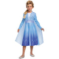 Blue-Purple-White - Back - Frozen Girls Basic plus Elsa Costume