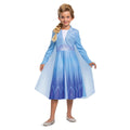 Blue-Purple-White - Front - Frozen Girls Basic plus Elsa Costume