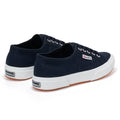 Navy-White - Back - Superga Unisex Adult 2750 Cotu Classic Vegan Trainers