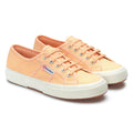 Orange Apricot-Avorio - Front - Superga Unisex Adult 2750 Cotu Classic Vegan Trainers