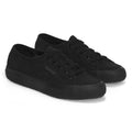 Total Black - Front - Superga Unisex Adult 2750 Cotu Classic Vegan Trainers