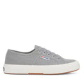 Mid Grey-Avorio - Front - Superga Unisex Adult 2750 Cotu Classic Vegan Trainers