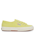 Sunny Lime-Avorio - Front - Superga Unisex Adult 2750 Cotu Classic Vegan Trainers