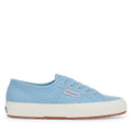 Light Blue-Avorio - Front - Superga Unisex Adult 2750 Cotu Classic Vegan Trainers