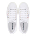 Optic White-Avorio - Lifestyle - Superga Womens-Ladies 2740 Nappa Leather Platform Trainers