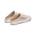 Raw Beige - Back - Superga Womens-Ladies 2402 Macramé Mules