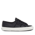 Black-Avorio - Front - Superga Unisex Adult 2750 Efglu Leather Trainers