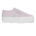 Pastel Lilac-Iridescent - Back - Superga Womens-Ladies 2790 Lamew Lace Up Trainers