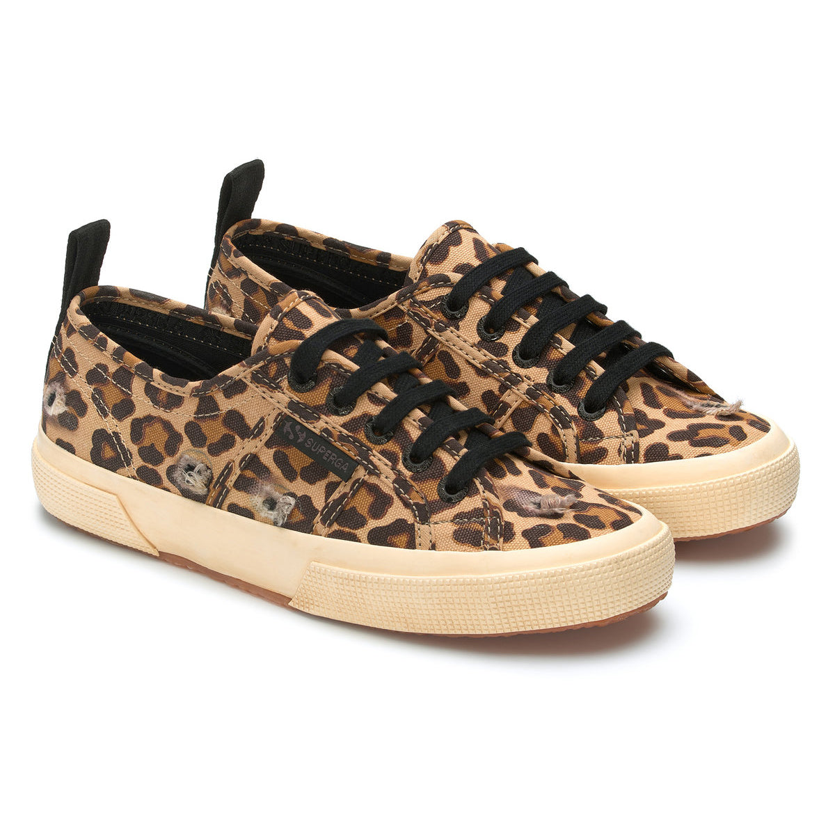 Superga leopard velvet sneakers online