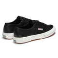 Full Black-Avorio - Back - Superga Unisex Adult 2750 Vegan Leather Trainers