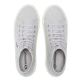 Grey Silver-Avorio - Lifestyle - Superga Womens-Ladies 2341 Cotu Alpina High Tops