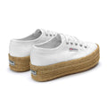 White - Back - Superga Womens-Ladies 2790 Rope Trainers