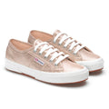 Rose Platinum - Front - Superga Unisex Adult 2750 Lamew Metallic Trainers