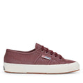 Red Bordeaux-Avorio - Front - Superga Unisex Adult 2750 Lamew Metallic Trainers