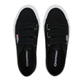 Black-White - Side - Superga Unisex Adult 2750 Cotstrap Trainers